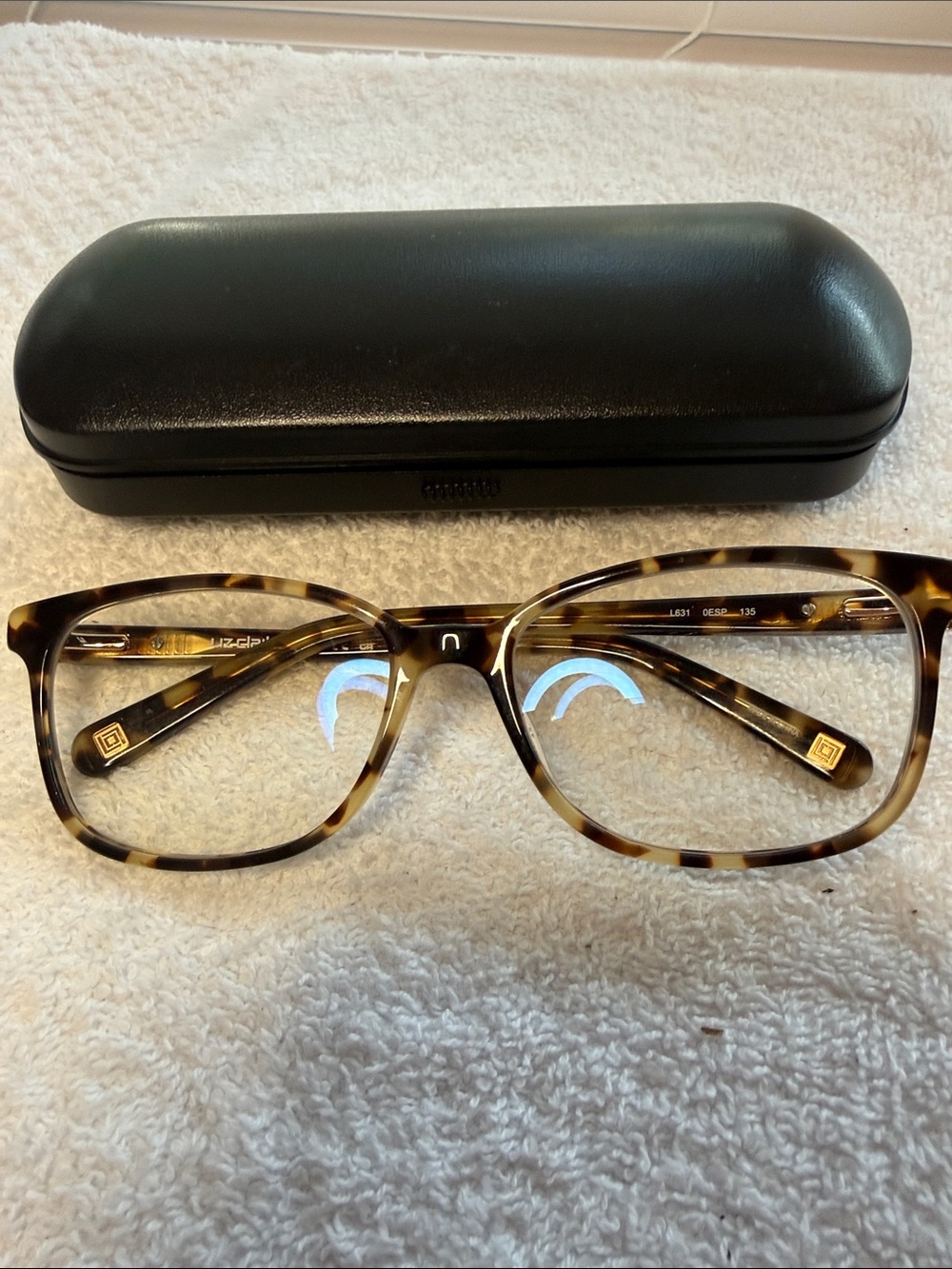 Liz Claiborne Eyeglasses Womens Tortoise L631 0ESP Full Rim Frames Only 52-16-13